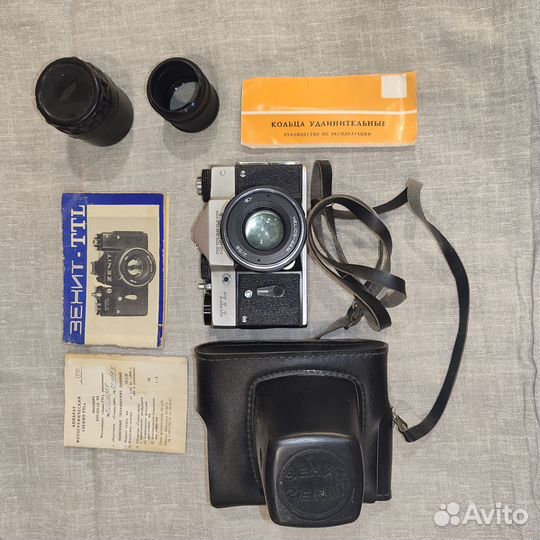 Фотоаппарат Зенит ттл с объективом Гелиос 44м