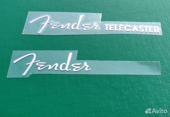 Наклейка металлическая Fender Telecaster