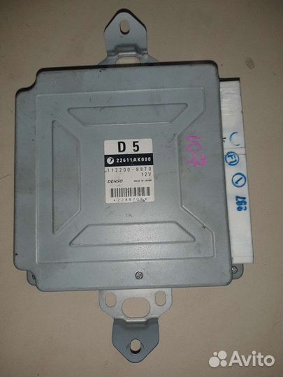 Блок управления двигателем Субару EJ205 МКПП