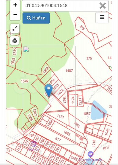 Участок 100 сот. (СНТ, ДНП)