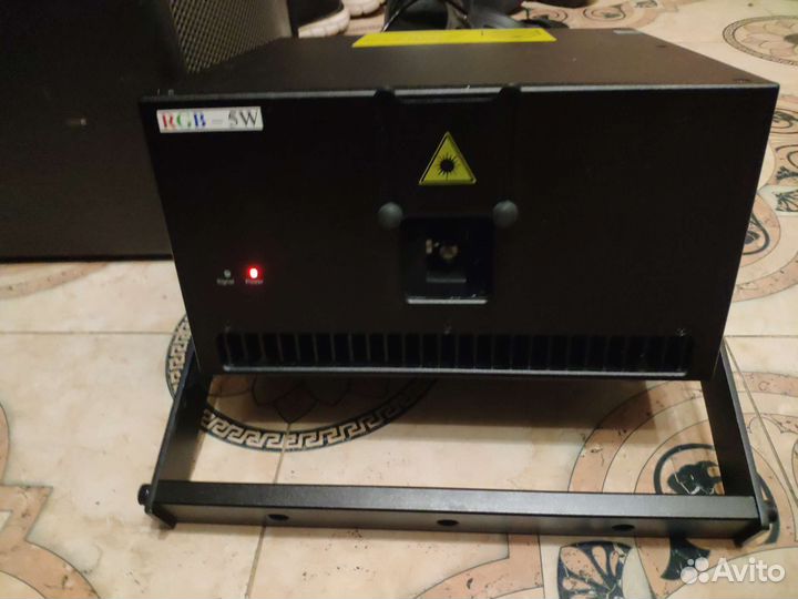 Мощный Лазер анимации RGB 5 вт