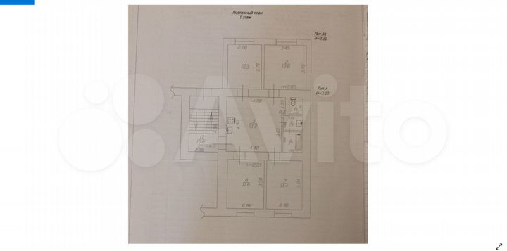 4-к. квартира, 75 м², 1/3 эт.