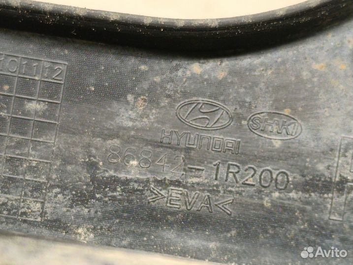 Брызговик задний правый Hyundai-KIA Solaris 2010-2017