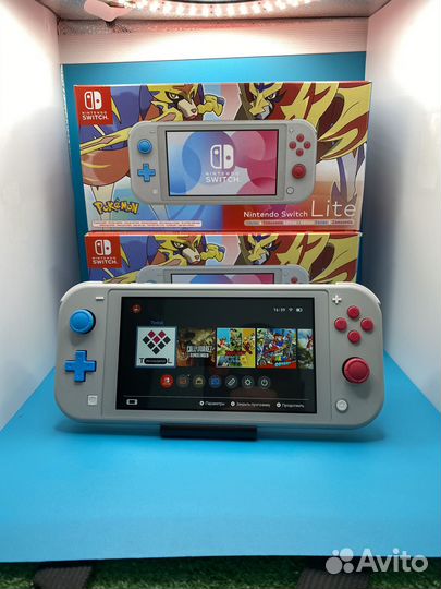 Nintendo switch lite прошитая чип 2000 игр