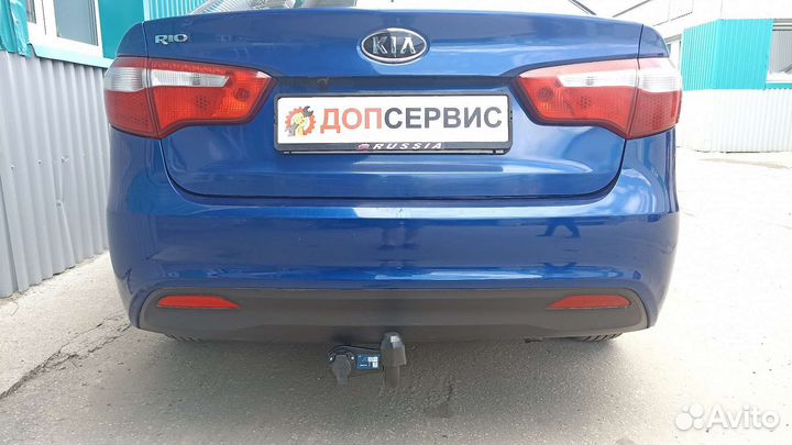 Фаркоп на Kia Rio / Hyundai Solaris 2011-2017 г.в
