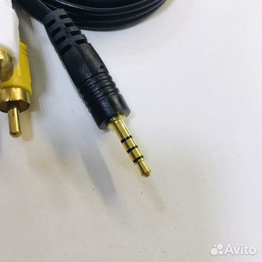 Провод 3 rca jack 1.5 метра \ тюльпаны -aux