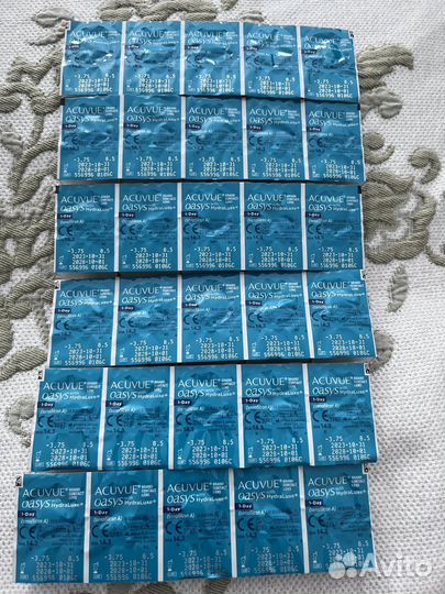 Линзы acuvue oasys -3.75 / 8.5