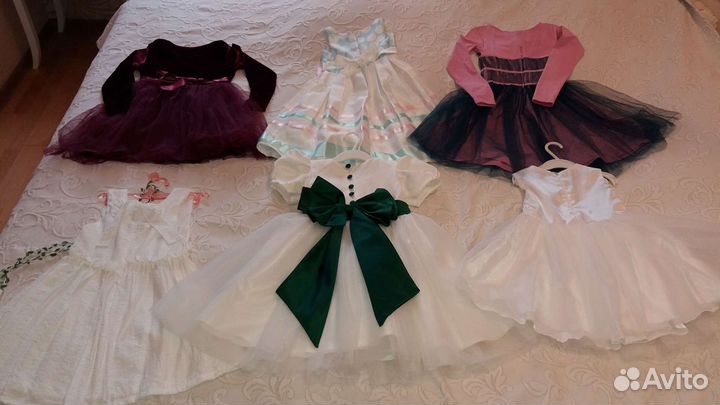 Нарядные праздничные платья 4-5 лет