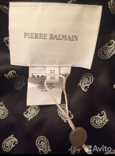 Новый Пиджак блейзер женский Pierre Balmain, silk