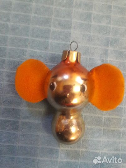 Елочные игрушки СССР с поролоном