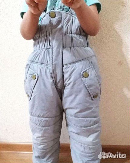 Полукомбенизон зимний 98 детский для девочек