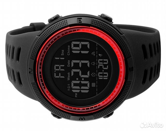 Наручные часы мужские skmei 1251 черные