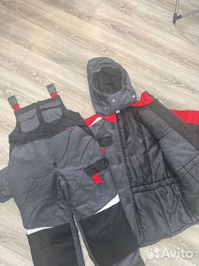 Спецодежда Сириус Люкс. Зимний костюм Mega grey