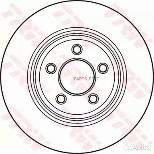 Диск торм задн DF4907S