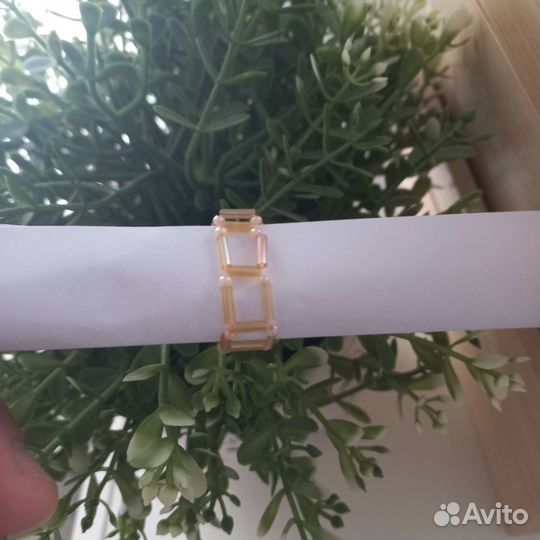 Кольцо из бисера