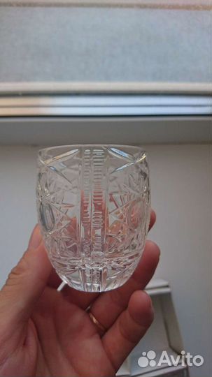 Хрустальные рюмки 6шт
