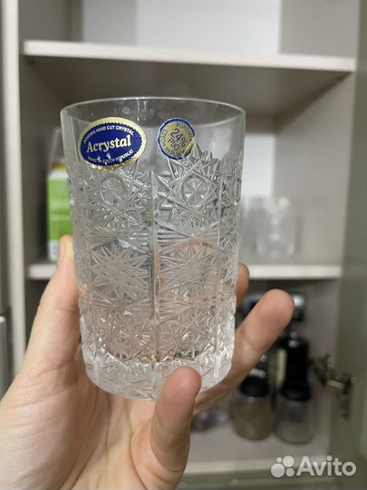 Хрустальный Графин и стаканы Acrystal bohemia