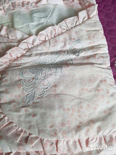 Конверт для выписки для девочек новый розовый pola