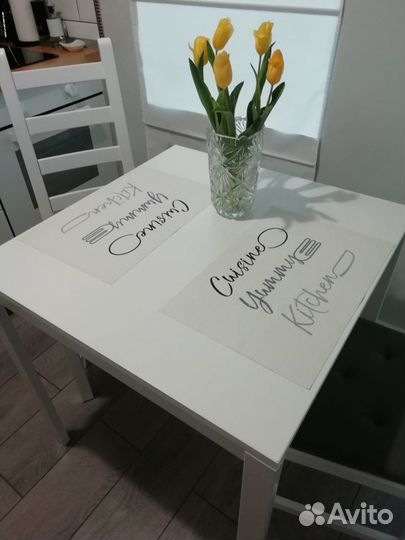 Кухонный стол и стулья бу IKEA