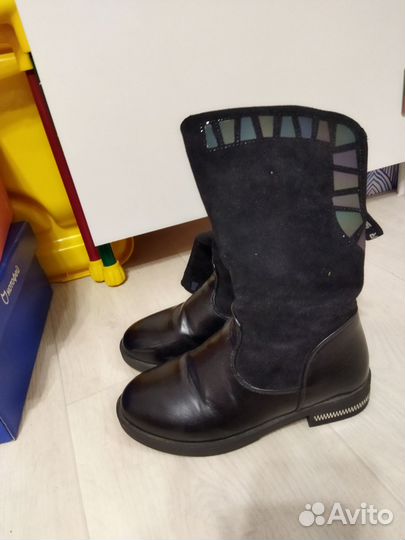 Сапоги для девочки 32 размер осень