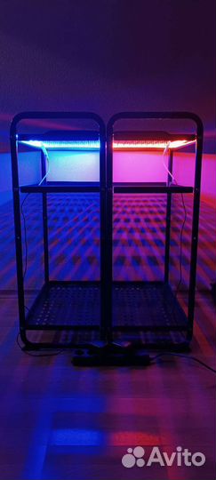 Подставка для системного блока колонок LED R+B