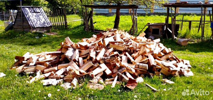 Дрова качественные от 1 куба любых пород древесины