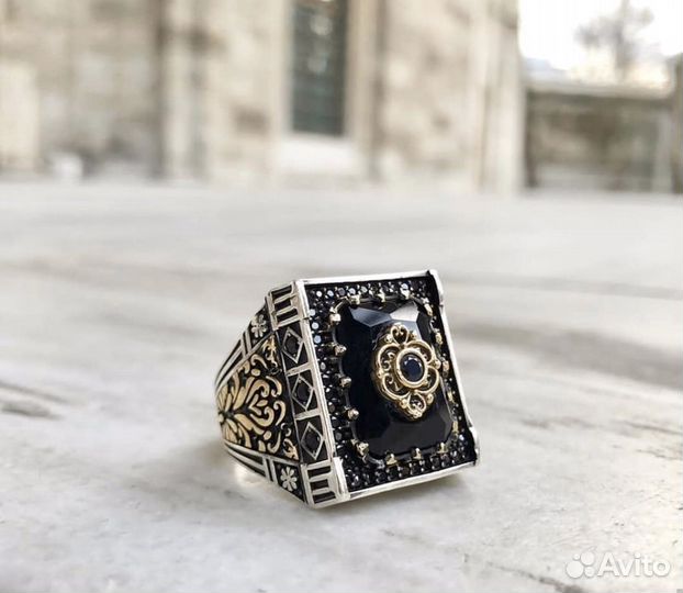 Серебряные мужские кольца
