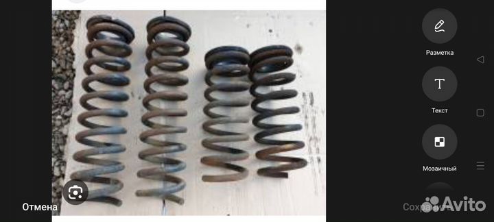 Рекстон 2 пружина подвески задняя