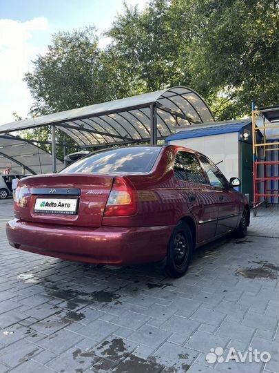 Hyundai Accent 1.5 МТ, 2004, 193 500 км