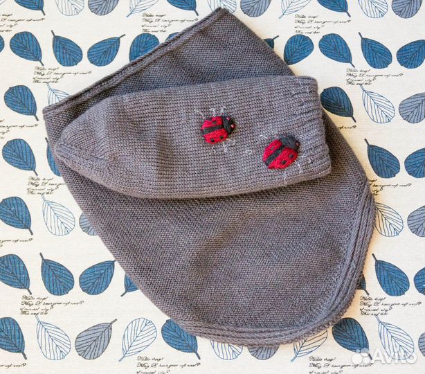 Для девочки шапка и воротник новое