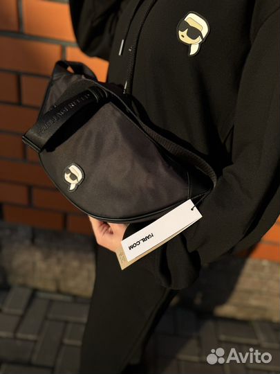 Новая сумка бананка Karl lagerfeld оригинал