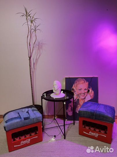 Пуфик ящик Кока кола