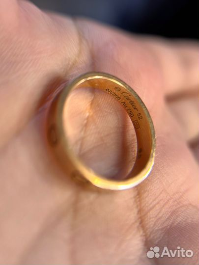 Оригинальное кольцо Cartier Love