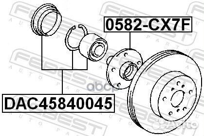 Подшипник ступ. перед Toyota Camry ACV30/MCV30