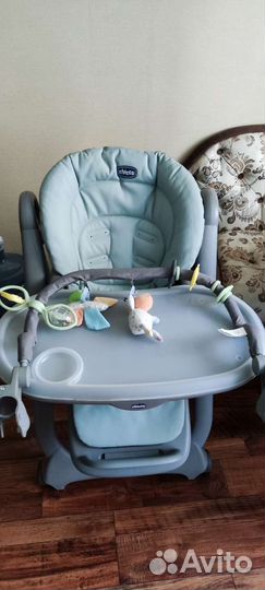 Стульчик для кормления chicco polly magic relax