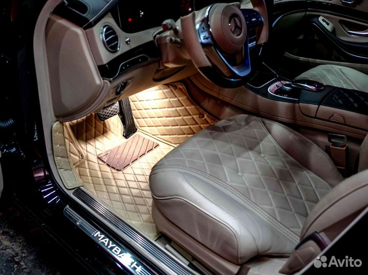 Коврик в багажник для Mercedes-Benz S class Maybach 2019г