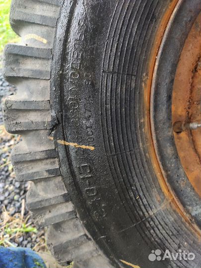 Колесо с диском на УАЗ