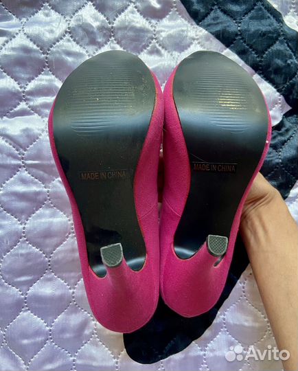 Туфли женские 39 размер тканевые