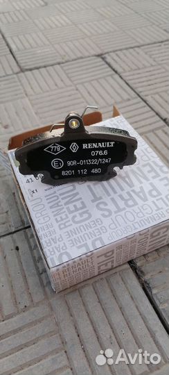 Тормозные колодки renault logan