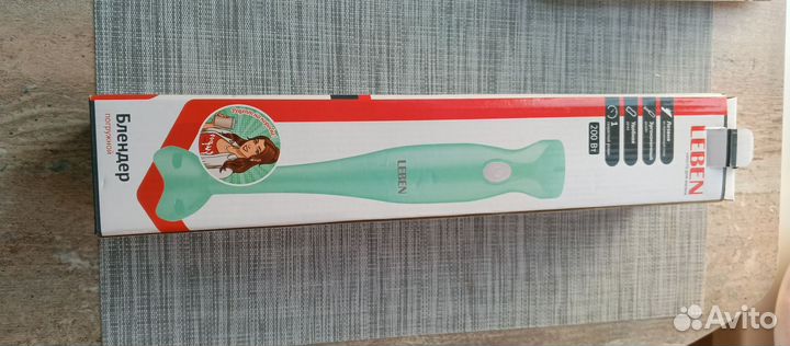 Блендер погружной Leven, новый