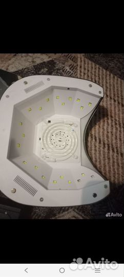 Уф лампа и пылесос для маникюра