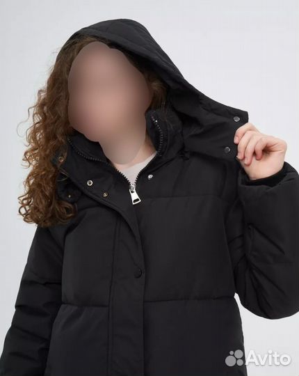 Пуховик женский длинный