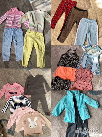 Пакет одежды для девочки 2-3 года