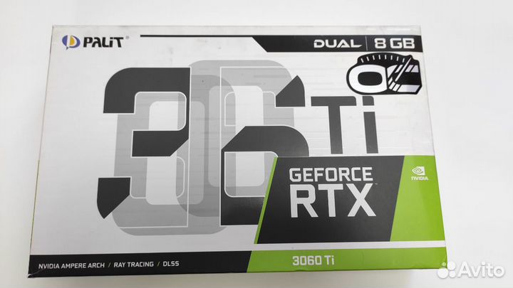 Видеокарта Palit GeForce RTX 3060 Ti Dual OC 8 гб