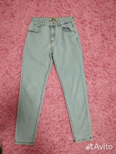 Джинсы мом брюки карго 42-44