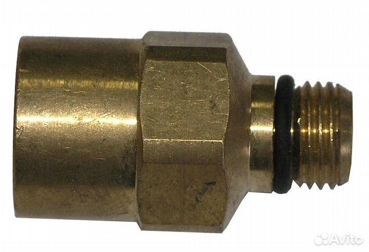 Фитинг прямой д. 8*М10*1,0 наружн. латунь прямой