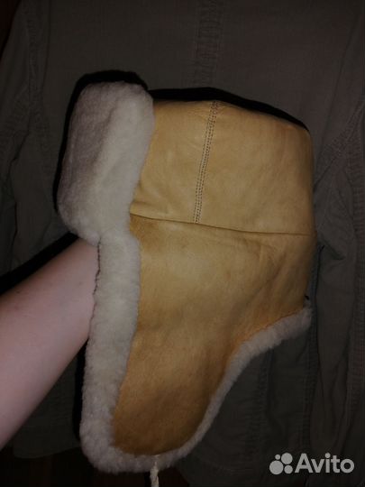 Мужская зимняя шапка из овчины