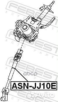 Вал карданный nissan qashqai 06- рулевой ниж