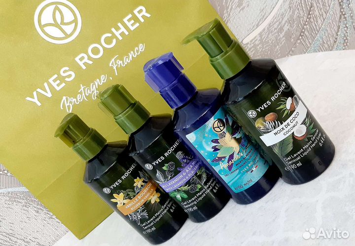 Молочко, гели Ив Роше