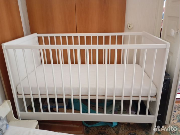 Детская кроватка дерево. Не пользовались